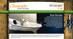 Desktop Screenshot of clearwaterboatrentals.com